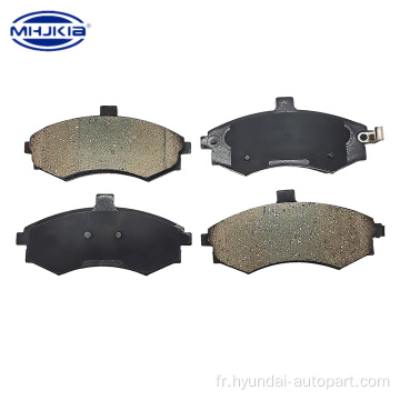 Plaquettes de frein coréen 58101-2da31 pour Hyundai Elantra 00